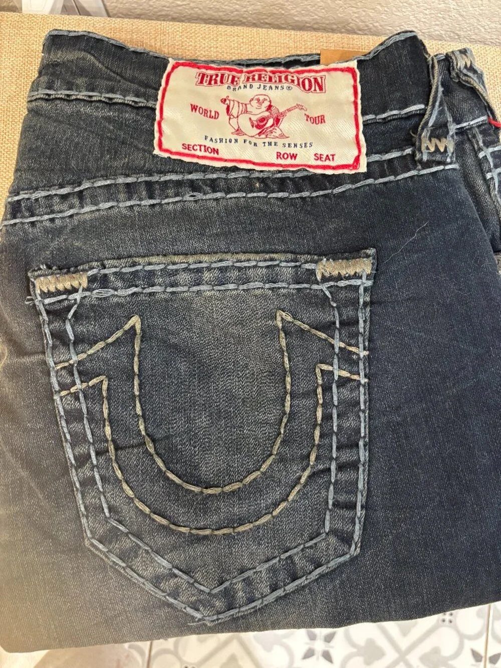 True Religion Rocco Vintage Super T Jeans Mens 36 NWT